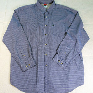 North Face Blue L/S Button Up Shirt X-Large